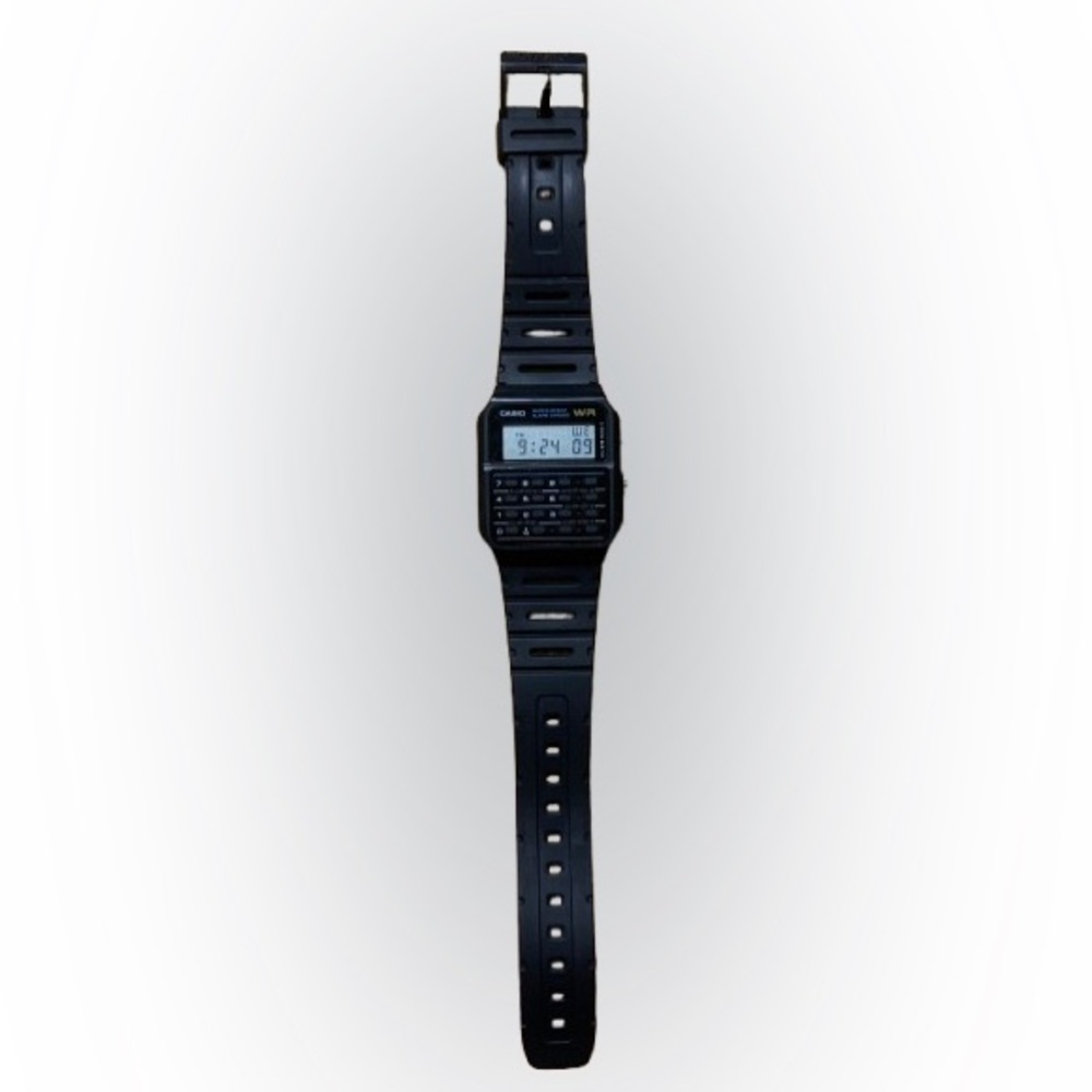Casio CA-53W Mod3208 Wrist Watch Calculator Vintage Rare Japan Alarm Chronograph